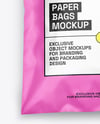 Paper Mailing Bag Mockup
