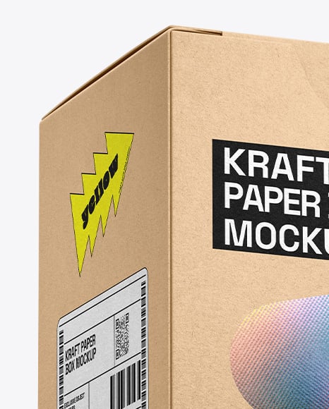 Kraft Paper Box Mockup