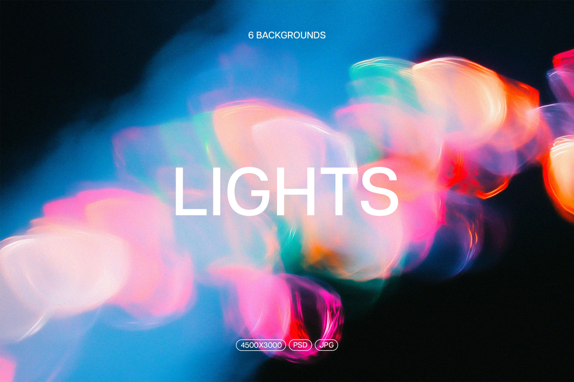 Abstract Smudged Lights Textures