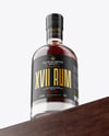 Crafted Rum Bottle Mockup