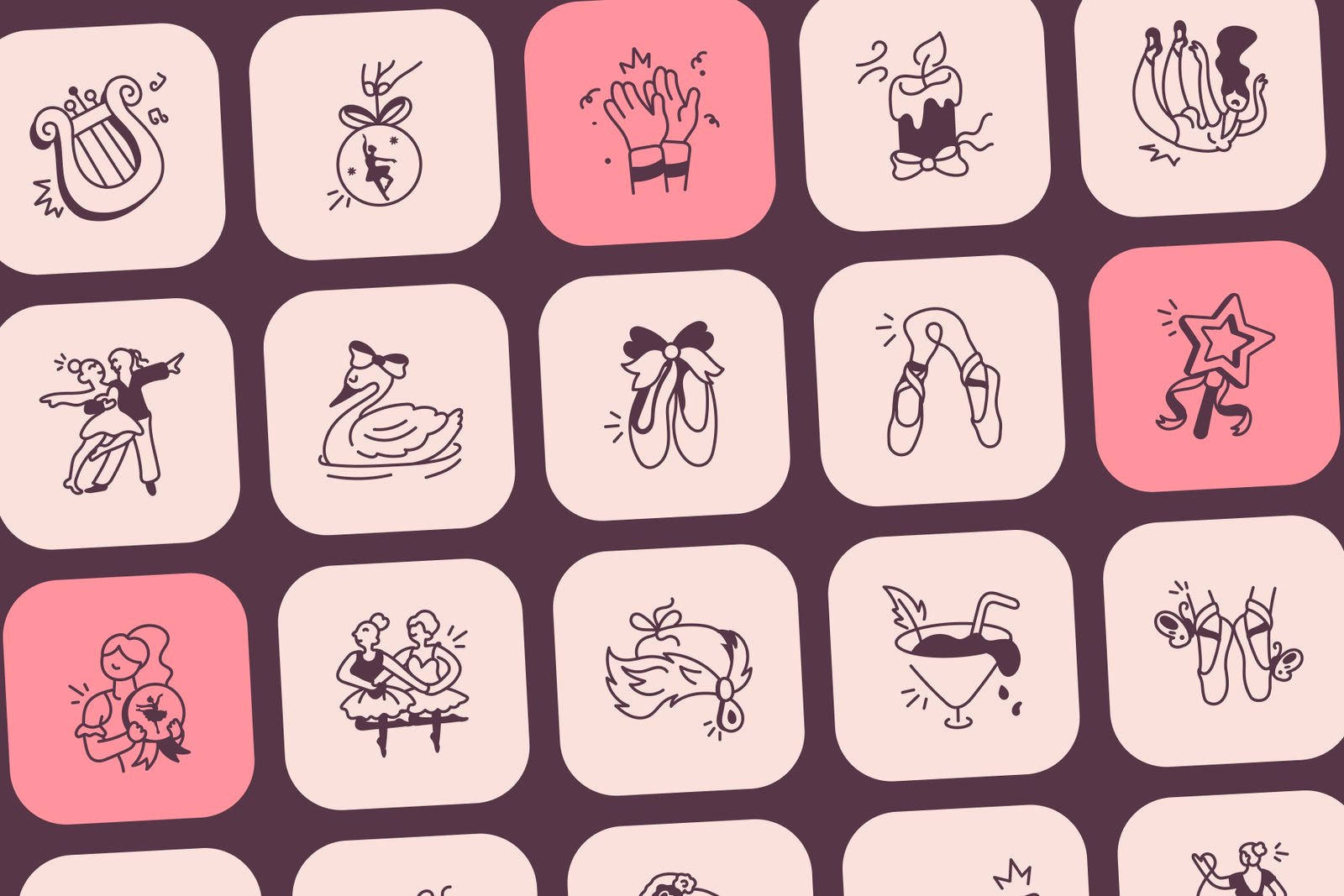 Ballet Hand Drawn Icon