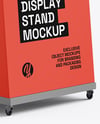 Display Stand with Boxes Mockup