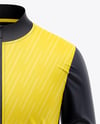 Full-Zip Long Sleeve Jersey Mockup