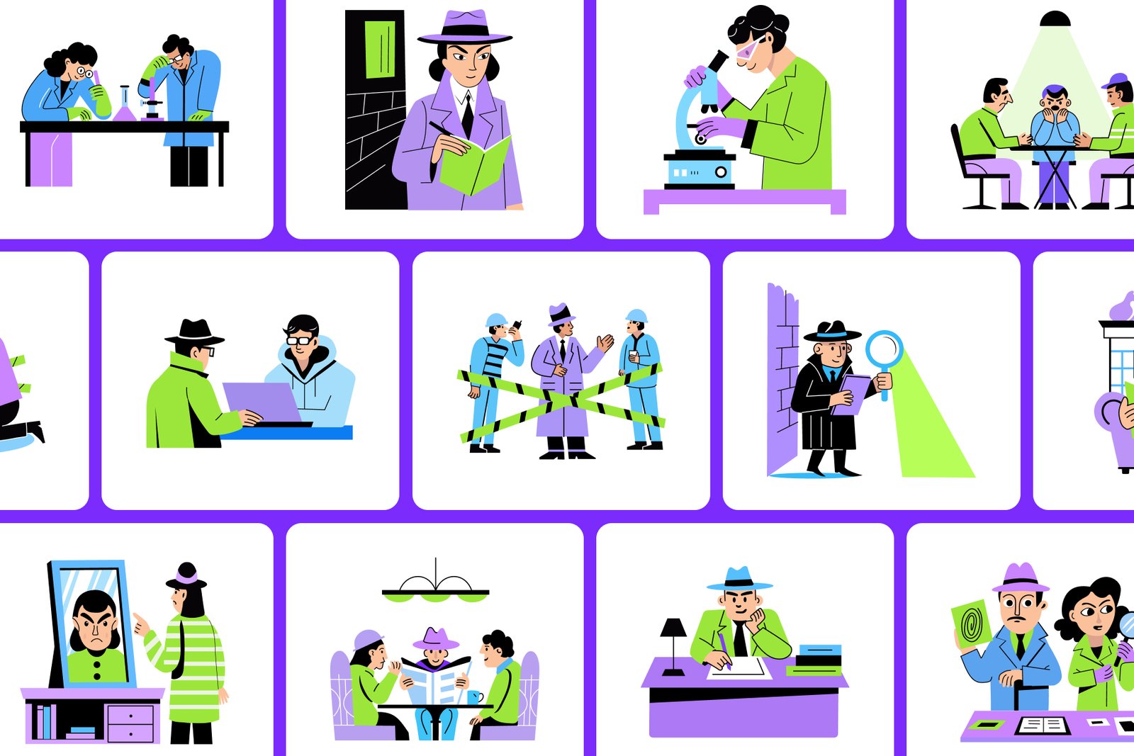Detective Illustration