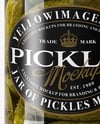 Сlamp Lid Glass Jar with Wholes Pickles Mockup