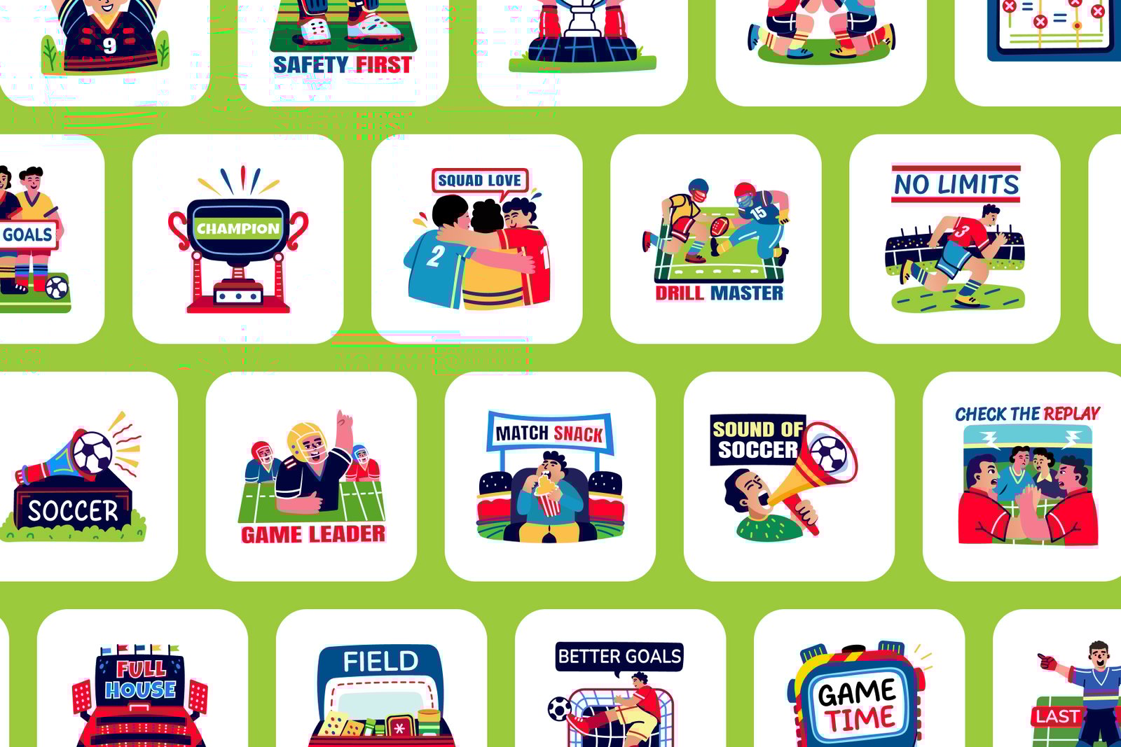 Football and Soccer Stickers