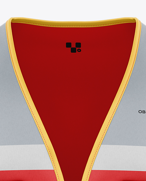 Safety Vest Mockup - Front View