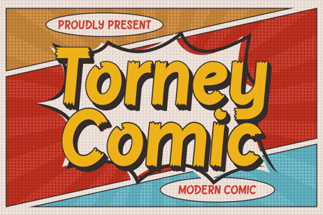 Torney Comic Font - Magazine font