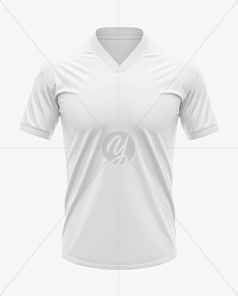 Men's V-Neck Jersey Mockup