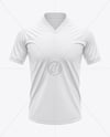 Men's V-Neck Jersey Mockup