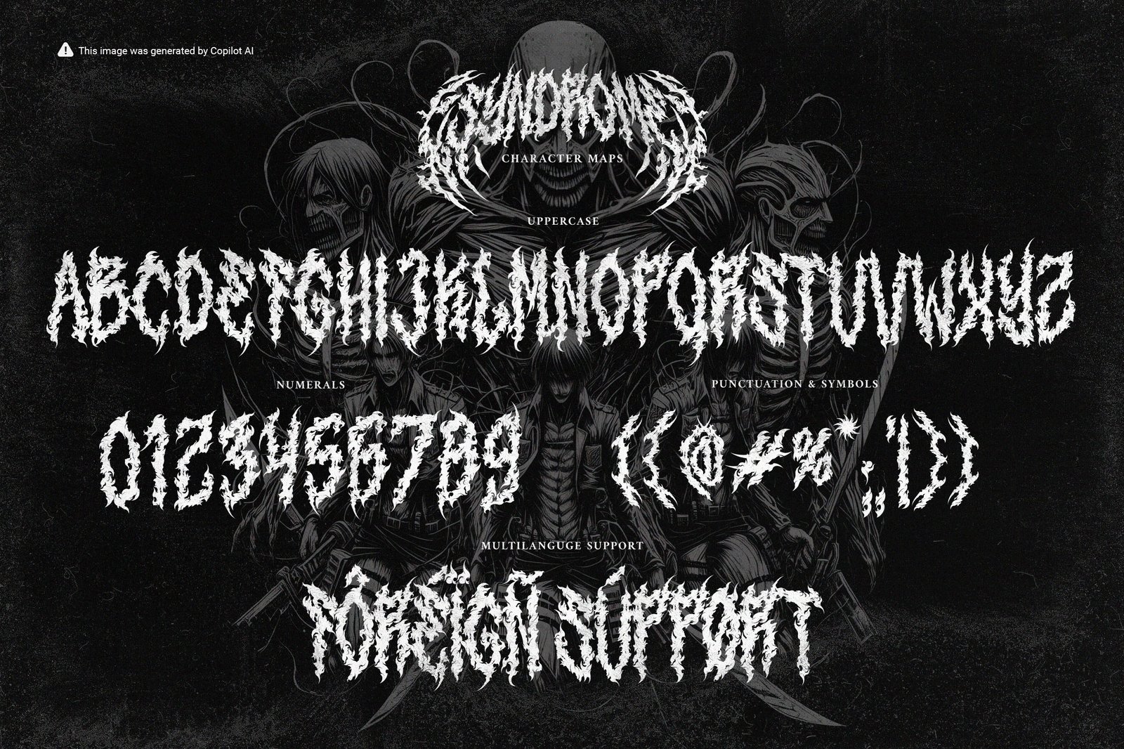 Mephisto – A True Black Metal Typeface