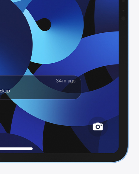 Two iPad Pro Mockup – Front & Back View