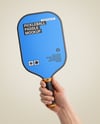 Pickleball Paddle in a Hand Mockup