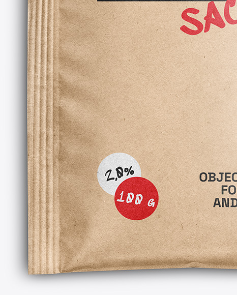 Kraft Paper Sachet Mockup