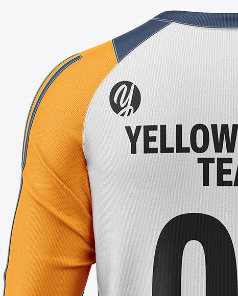 Training Long Sleeve Kit Mockup – Back View