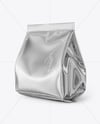 Glossy Metallic Package Mockup