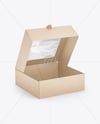 Kraft Paper Cake Box Mockup
