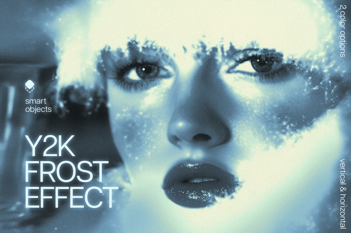 Y2K Frost Photo Effect