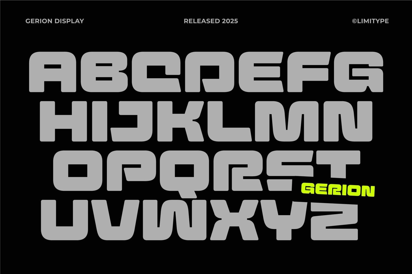 Gerion - Display Font