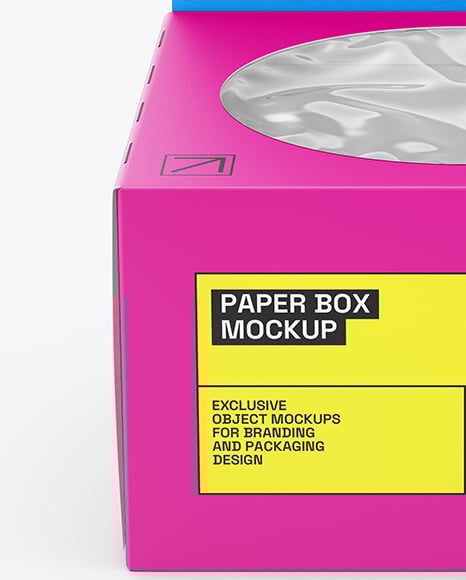 Paper Box Mockup