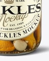 Jar with Chanterelles Mushrooms Mockup