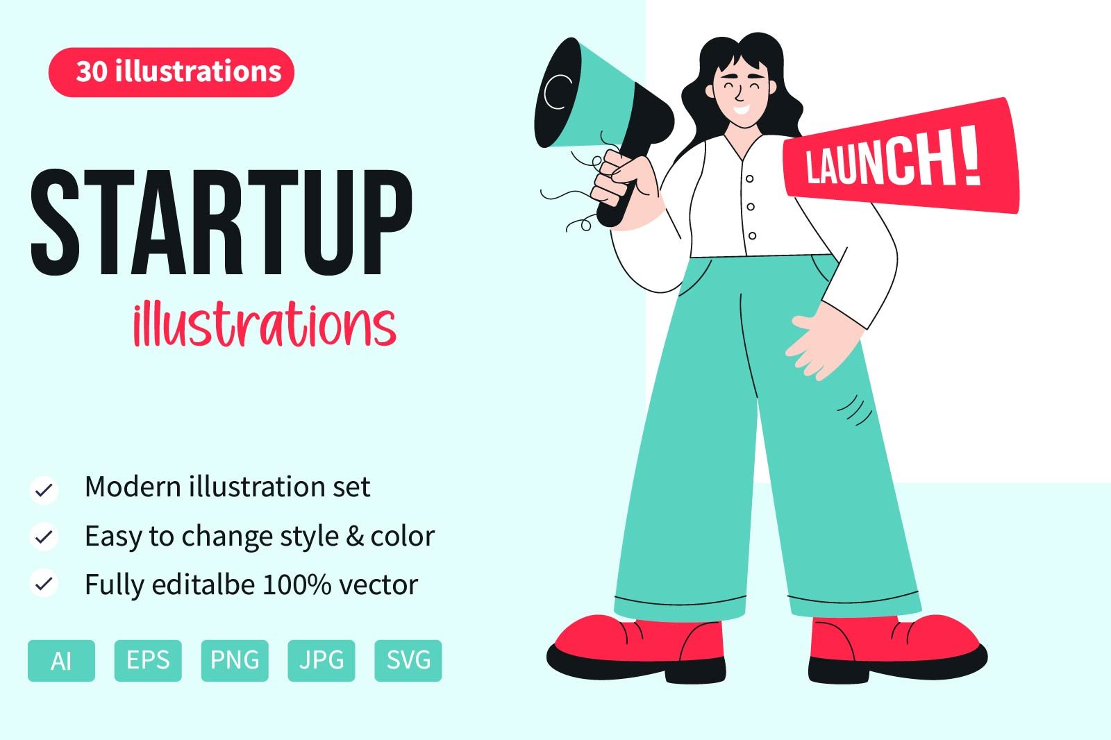 30 Startup Illustrations