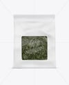 Paper Pouch w/ Dry Green Tea Mockup