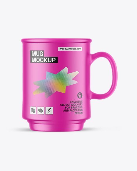 Matte Mug Mockup - Frosted mug mockup