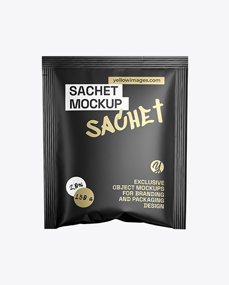 Matte Sachet Mockup