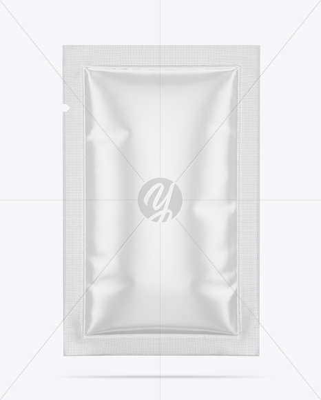 Glossy Sachet Mockup