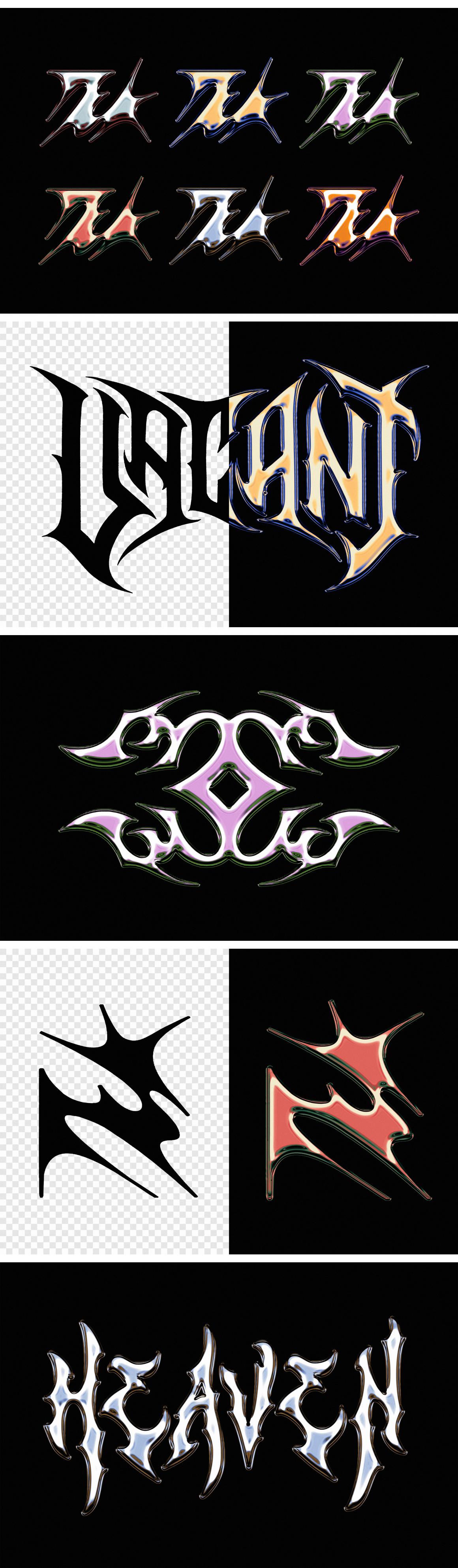 Metal Chrome Text &amp; Logo Effect