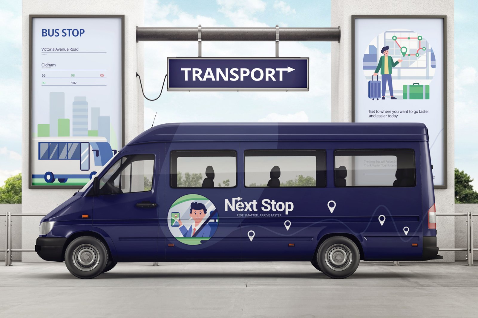 Transport Illustration Art Set