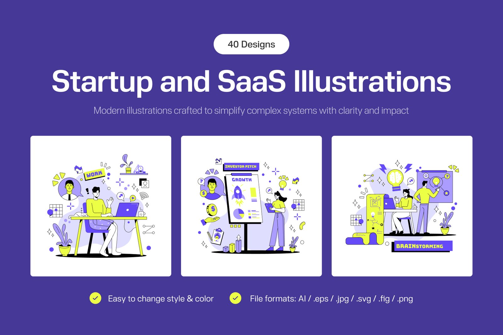 Startup and Saas illustration