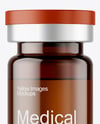 Amber Glass Medical Ampoule Mockup