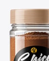 Plastic Jar with Ground Cloves Mockup