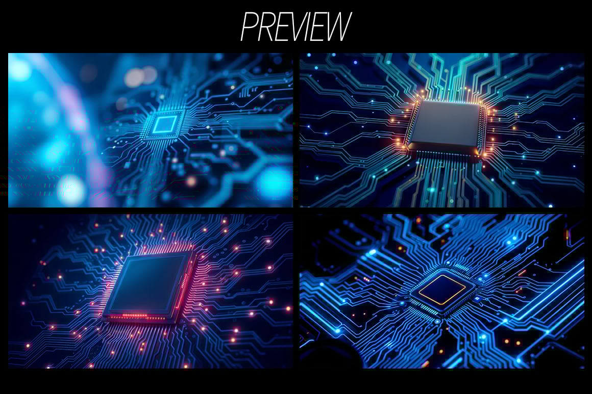 CPU chip big set