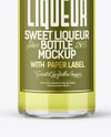 Liqueur Bottle Mockup