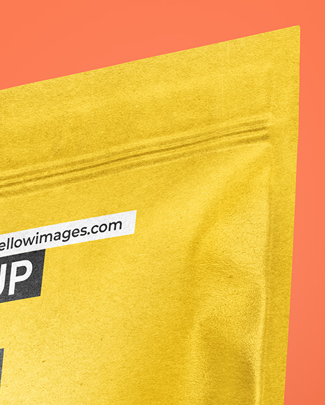Kraft Stand-up Pouch Mockup
