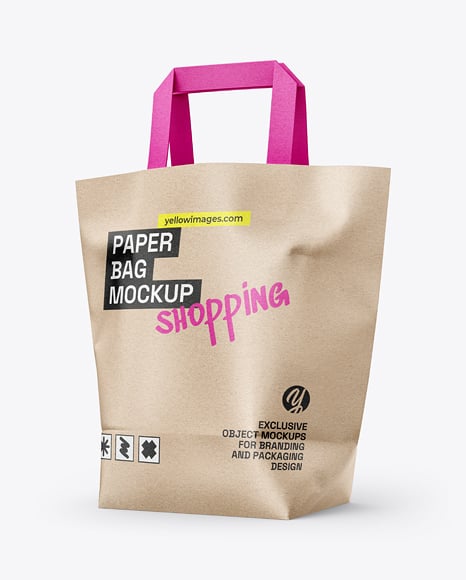 Kraft Paper Bag Mockup