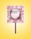Metallic Lollipop Sachet Mockup