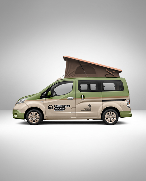 Camper Van Mockup - Side View