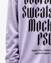 Black Man Wearing an Oversize Sweatshirt and Jeans Mockup