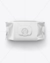 Matte Wet Wipes Pack Mockup