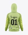 Men's Heather Hoodie Mockup - Back View