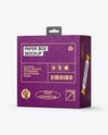 Kraft Paper Box w/ Hang Tab Mockup