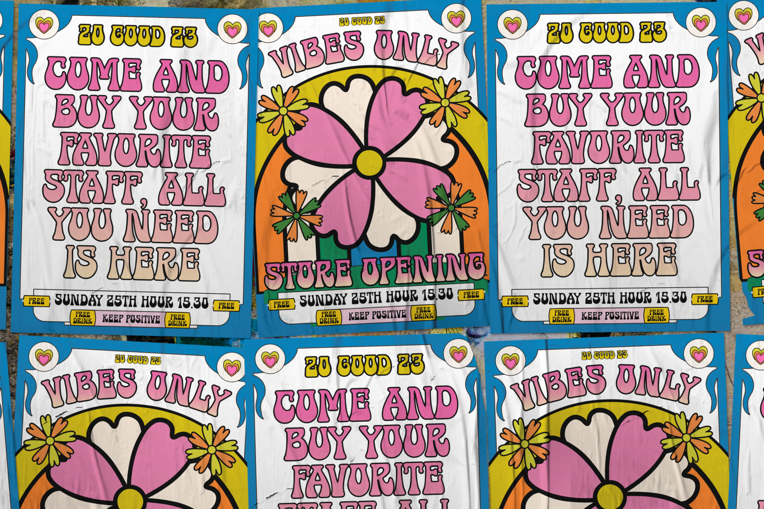 The Psychedelic Peace Font