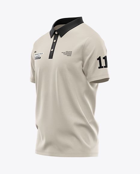 Men&#039;s Casual Polo Shirt Mockup