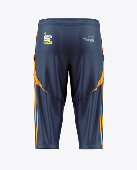 Quarter Sports Pants Mockup - Back View - PSD Mockups