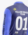Jersey Mockup - Back Half Side View