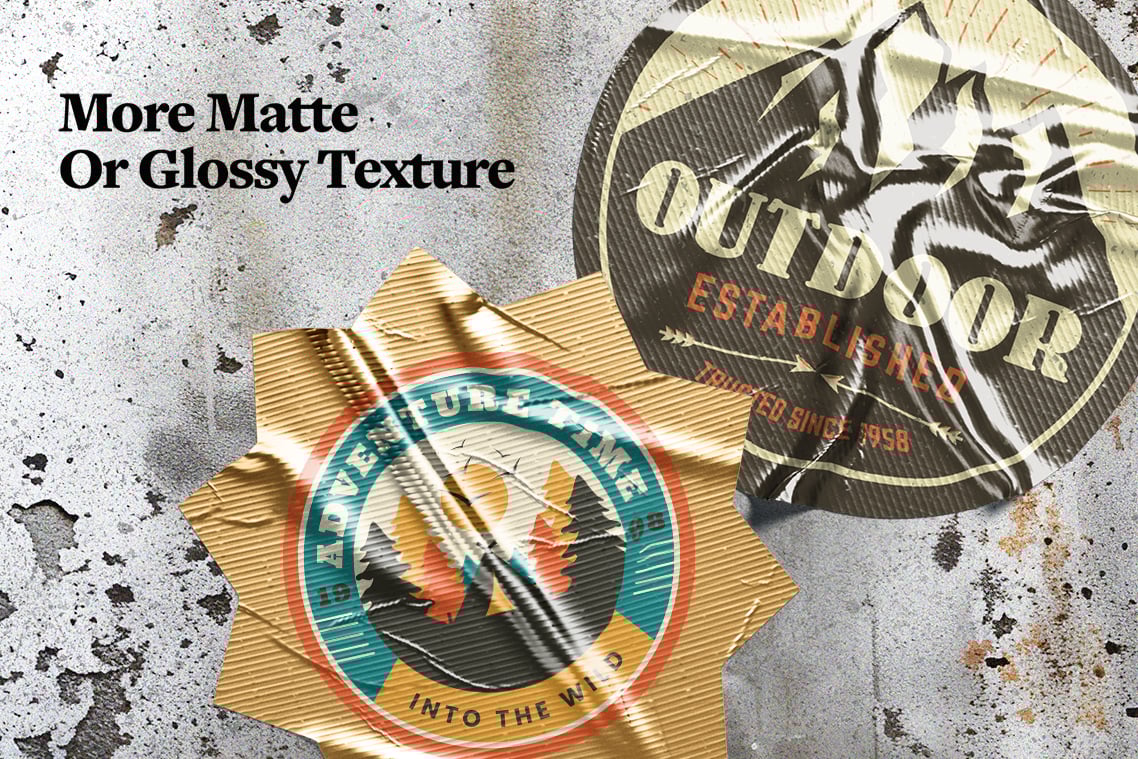 Sticker Mockups Bundle